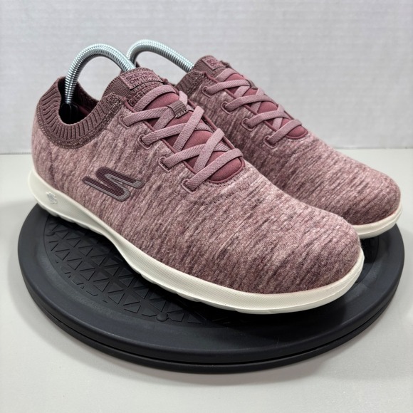 Skechers GOwalk Joy Walking Shoes Air Cooled Goga Mat Maroon US‎ 10 - Picture 1 of 12